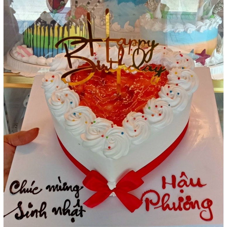 Bánh kem/bánh sinh nhật trái tim ❤️