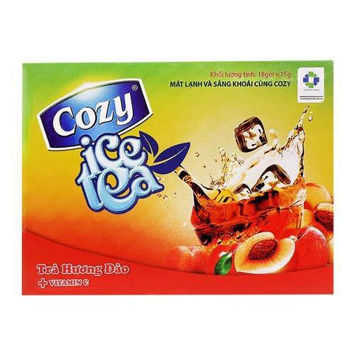 Trà Cozy Ice Tea hương Đào /cozy ice tea chanh Chanh /ice tea sâm Bí Đao/ice tea vải