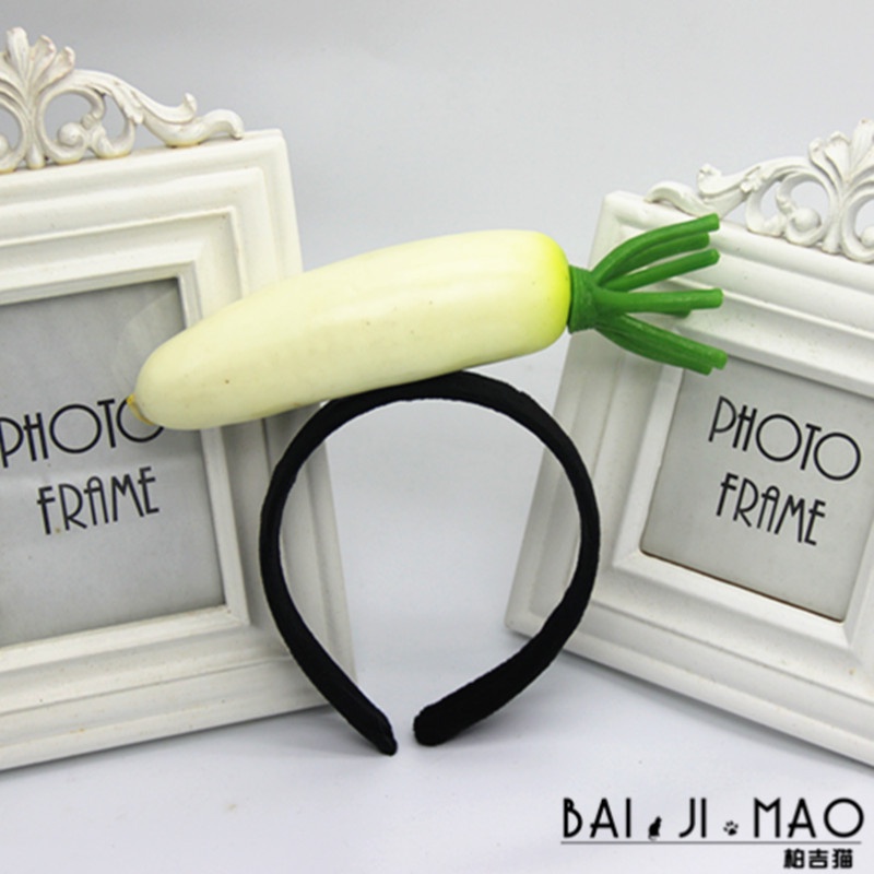 Cài tóc hình củ thiết kế thời trang