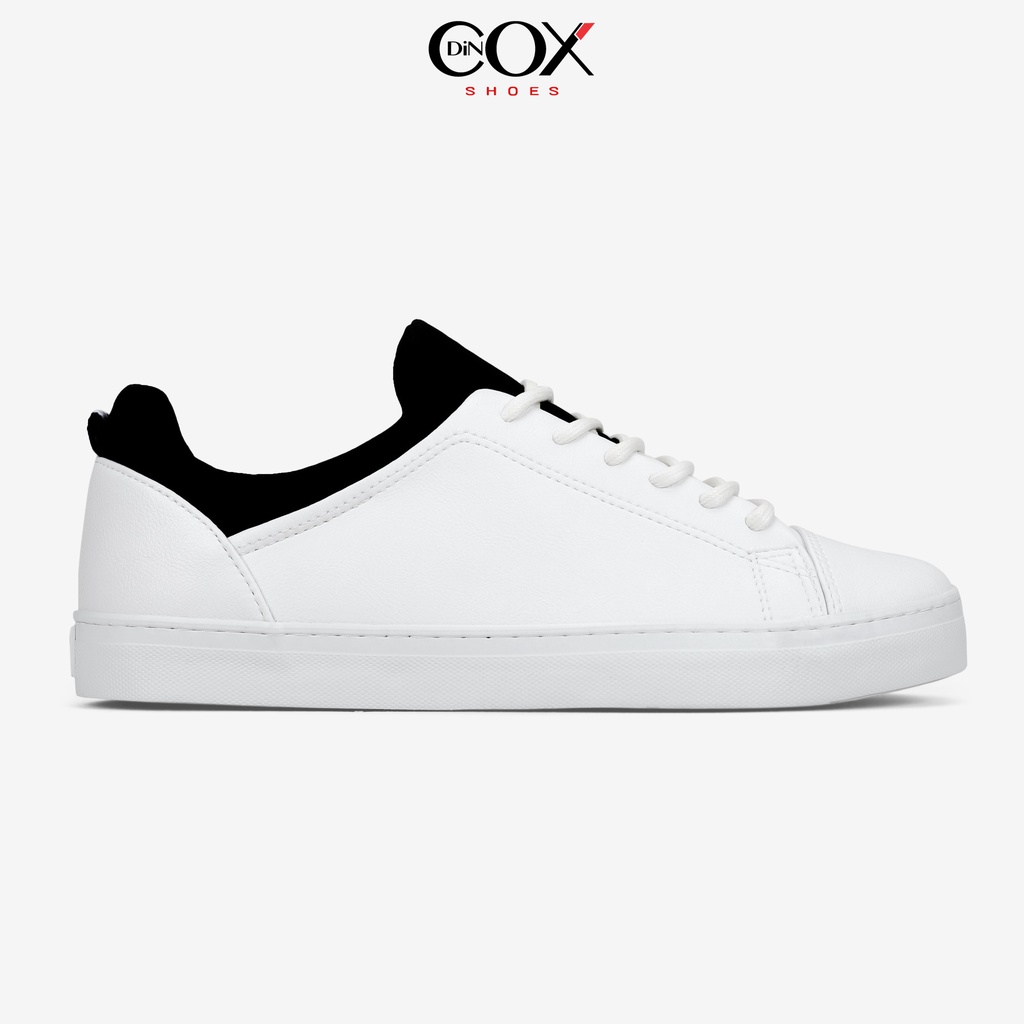 Giày Sneaker Da Unisex DINCOX COX43 Cổ Điển Phá Cách White