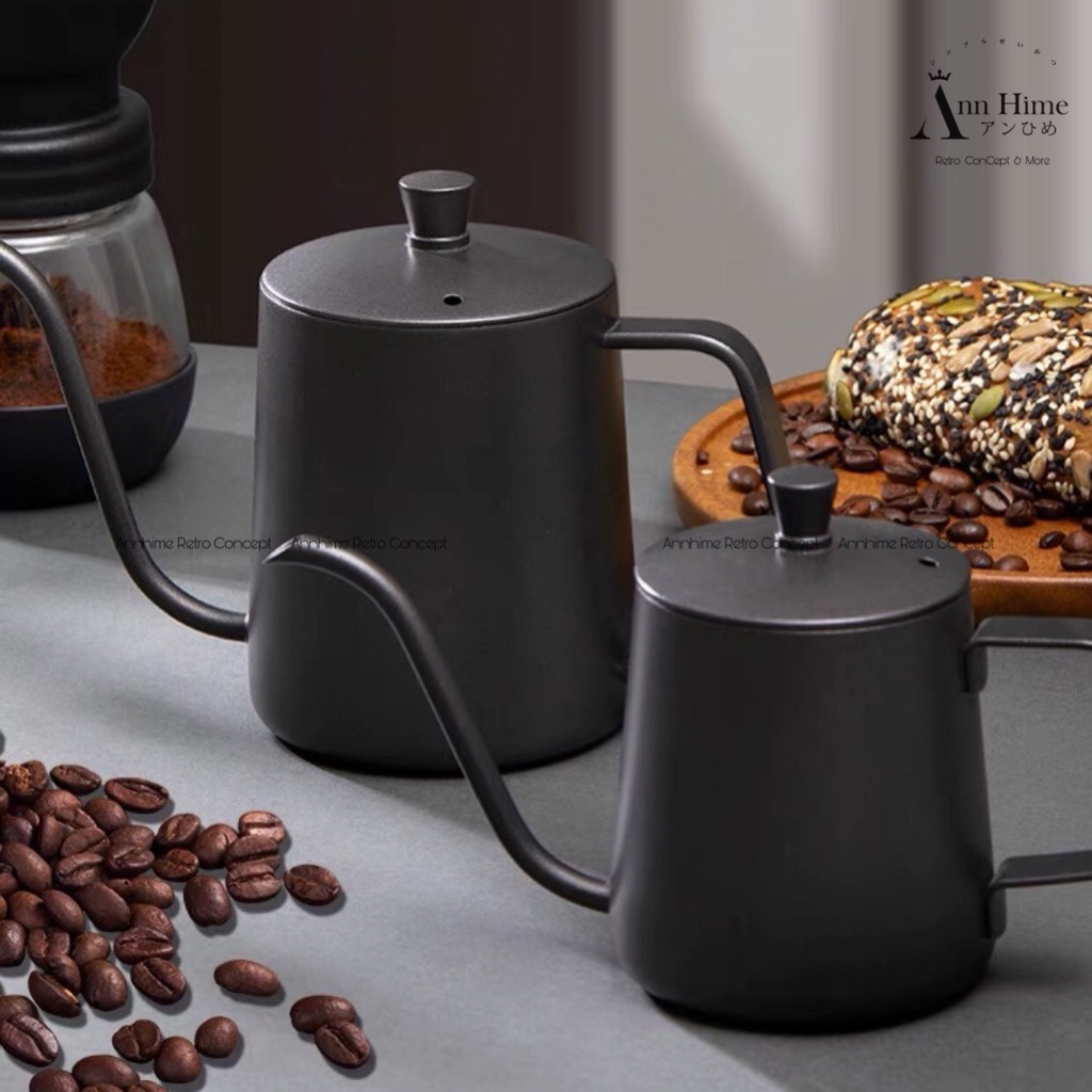 Ấm Cổ Ngỗng Pha Cà Phê Moka Pot 400ml Cao Cấp