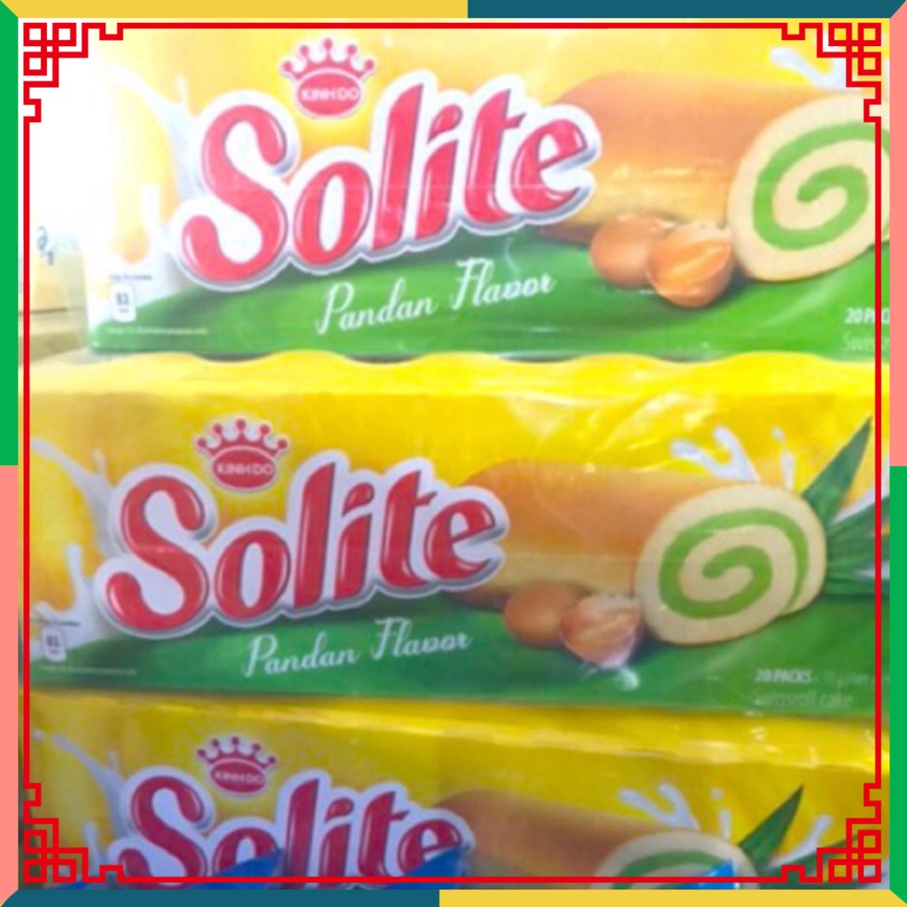 Bánh Bông Lan Cuốn Solite 360g Kinh Đô