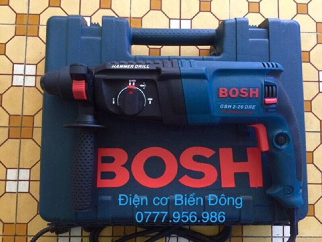 Máy khoan bêtông🔥FREESHIP🔥 Tặng mũi gài 50k Máy khoan BOSCH 2-26 DRE hộp lớn 3 chức năng khoan bê tông
