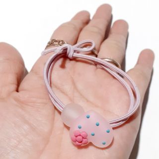 Dây Cột tóc trái tim phong cách Hàn Quốc