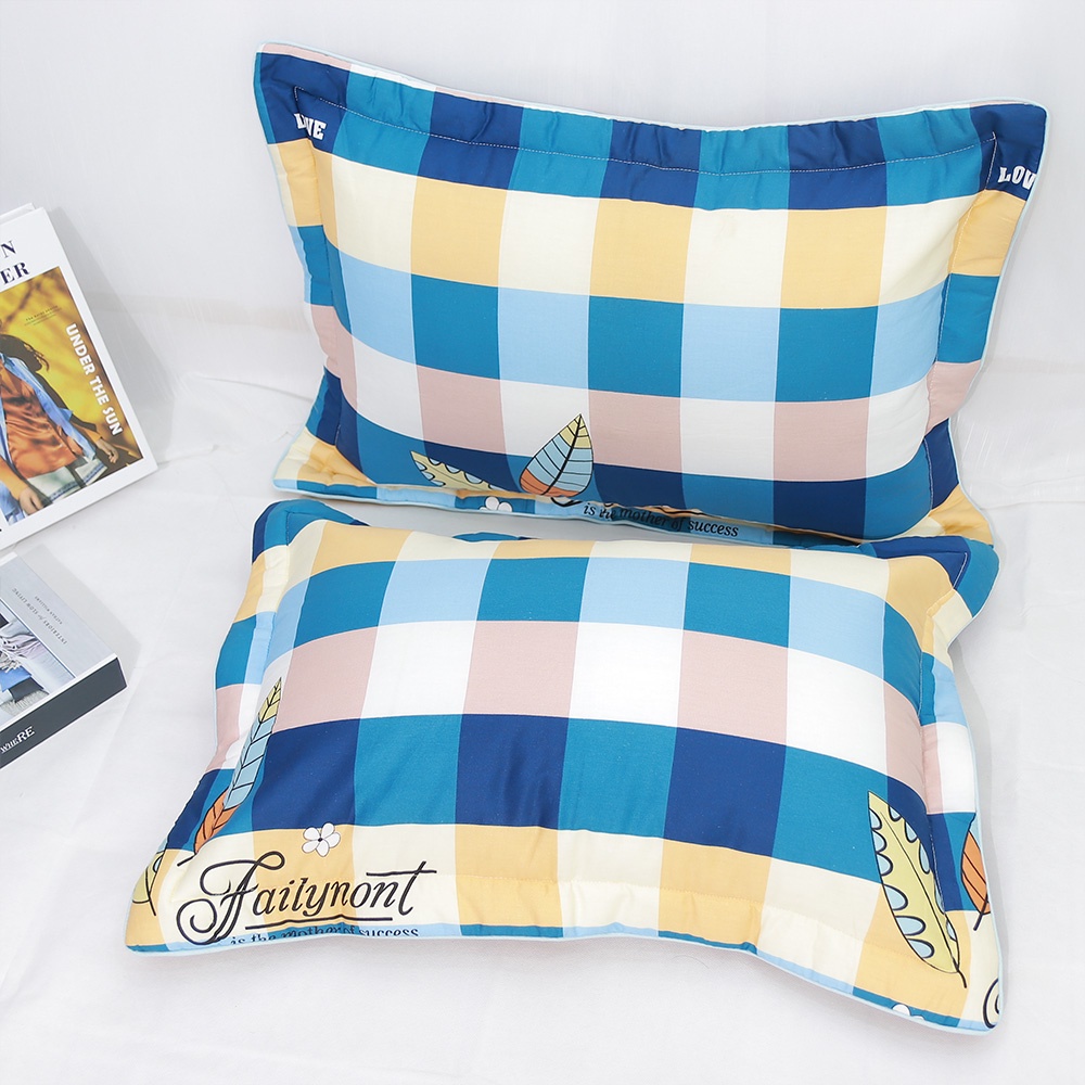 Vỏ gối COTTON 100% loại 1 Dày Mát, Có lót Bông, size 45x65cm - ZingZingMart