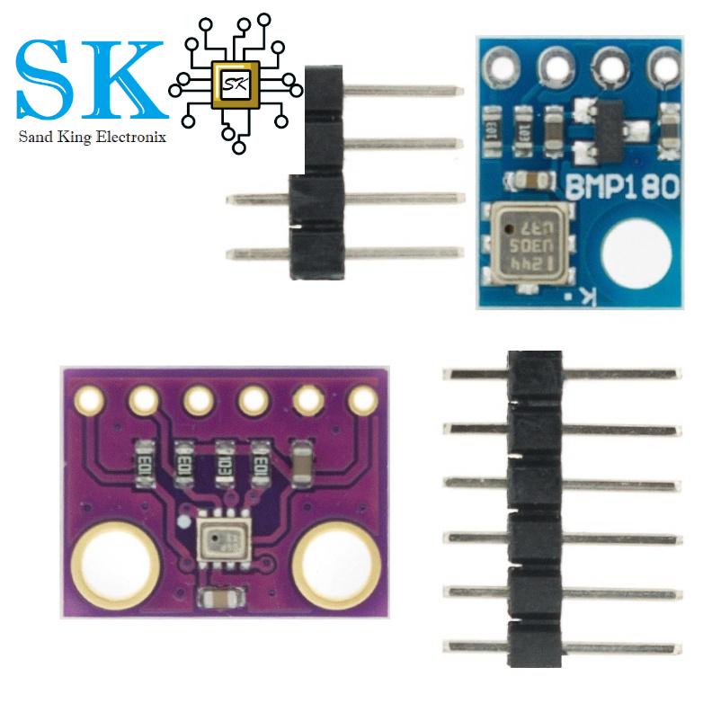 Mô đun cảm biến áp suất khí nén kỹ thuật số Gy-68 Bmp180 Bmp280 cho Arduino