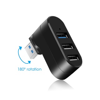 Bộ chia 3 cổng usb 3.0 tốc độ cao tích hợp đầu đọc thẻ nhớ usb 2.0 dành cho máy tính/laptop mac mini