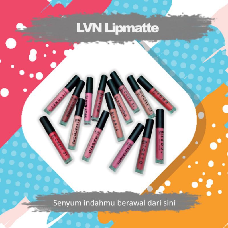 (Hàng Mới Về) Son Kem Lvn Chính Hãng 100% Bpom