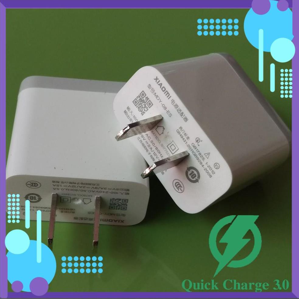 Đẹp rẻ Củ xạc nhanh Xiaomi 18W Quick Charge 3.0