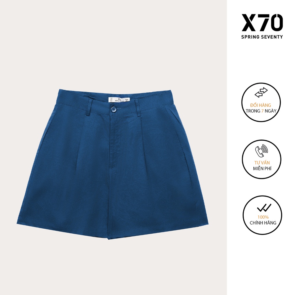 Quần Short Nữ Trơn Thiết Kế Thời Trang X70 - 03540001