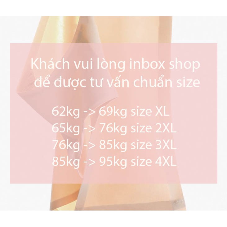 Quần lót trơn BIGSIZE (55kg đến 95kg) - 21NQL02 - [BU Bigsize Young]