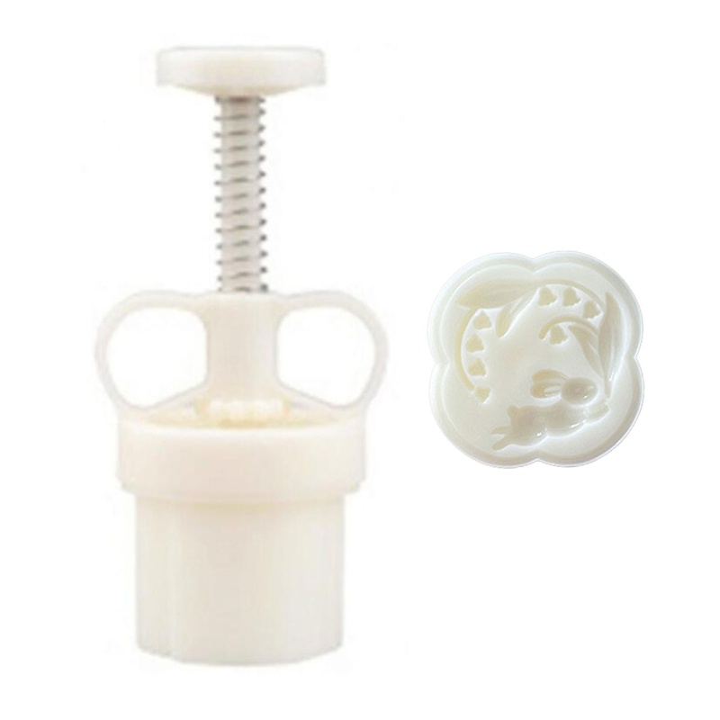 Khuôn Làm Bánh Trung Thu Hình Thỏ Và Hoa