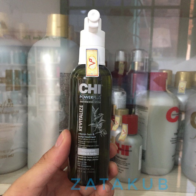 #Chi_USA_Chính_Hãng_100% Tinh chất chống rụng kích thích mọc tóc CHI Power Plus Vitamin Hair & Scalp Treatment