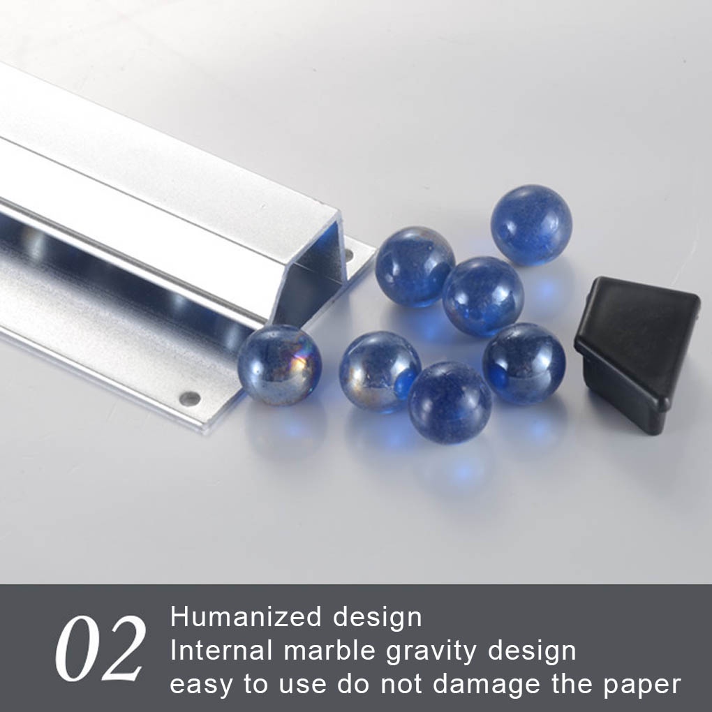 Wall Mounted Slide Check Rack Aluminum Food Bill Ticket Holder Kitchen Restaurant Order Tab Grabber