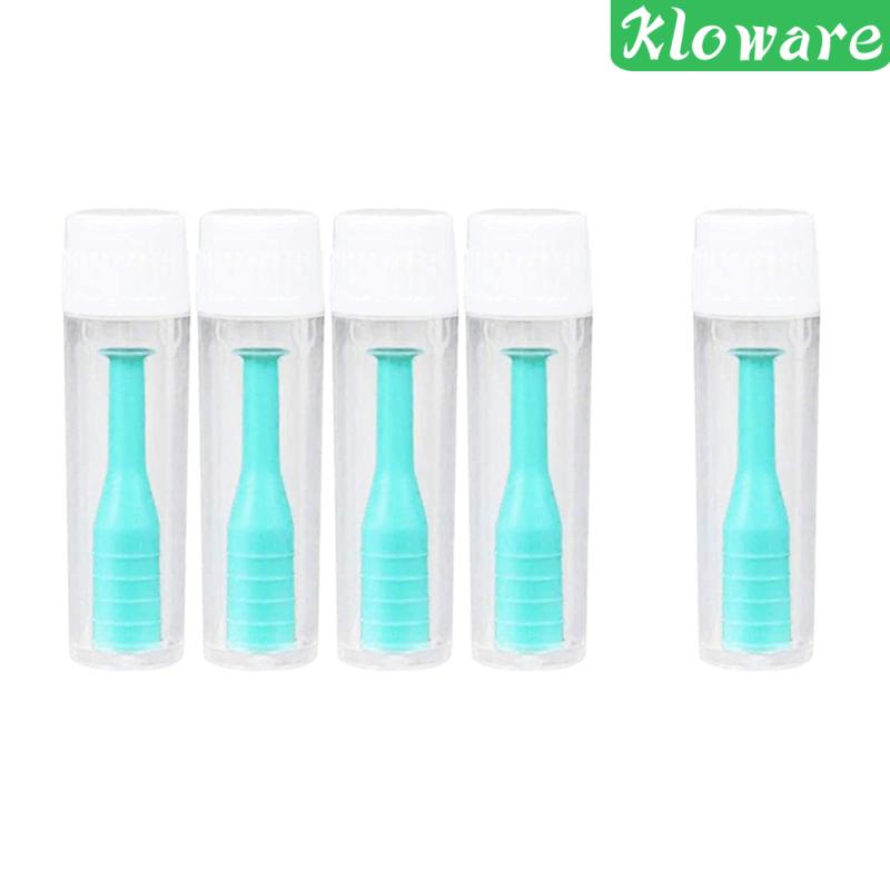 Bộ 5 Dụng Cụ Hút Kính Áp Tròng RGP Màu Xanh Lá Kèm Hộp Đựng Tiện Dụng