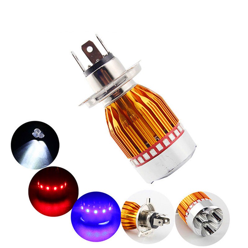 Đèn tròn H4 LED DRL 900LM cho xe mô tô