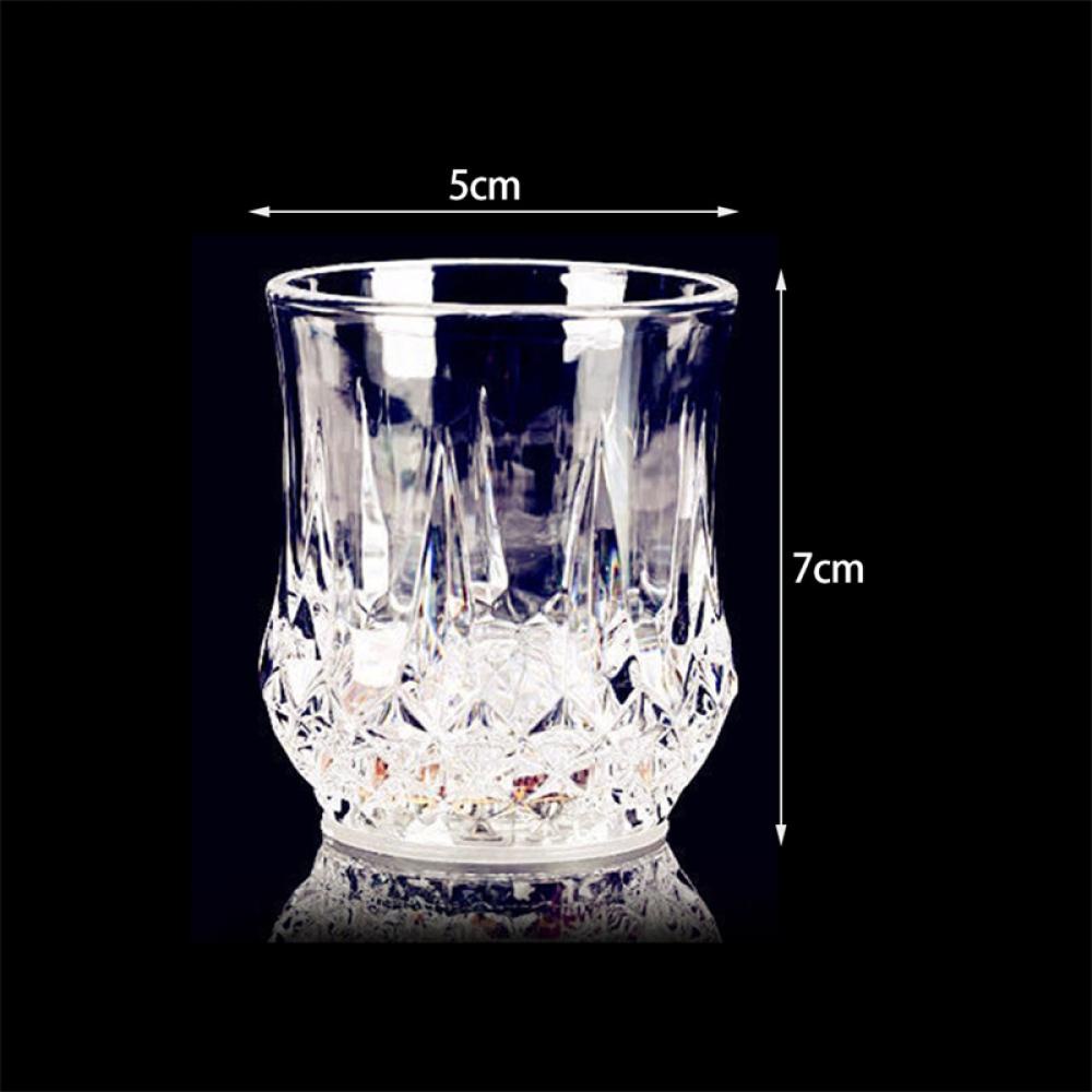 Cốc Uống Rượu/Rượu Bia Có Đèn LED Phát Sáng Tự Động 70ML C9M8 Dành Cho Trang Trí Tiệc