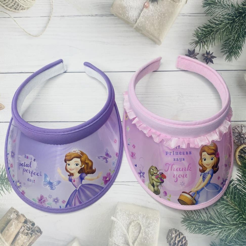Mũ đi biển cho bé gái elsa và sofia ngộ nghĩnh đáng yêu - xinh xinh