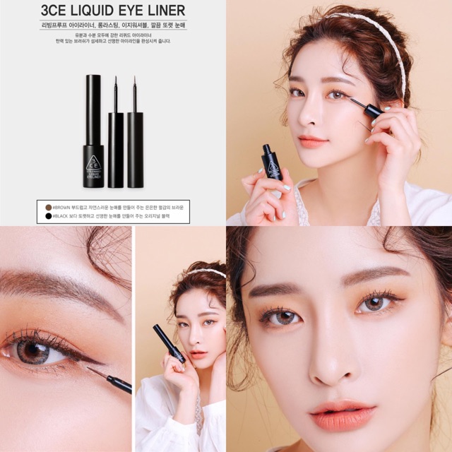 Kẻ Mắt Nước 3CE STYLENANDA LIQUID EYE LINER