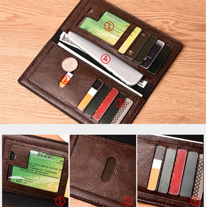 Ví Da Đứng Nam Jeep Sang Trọng, Chất Da Cao Cấp