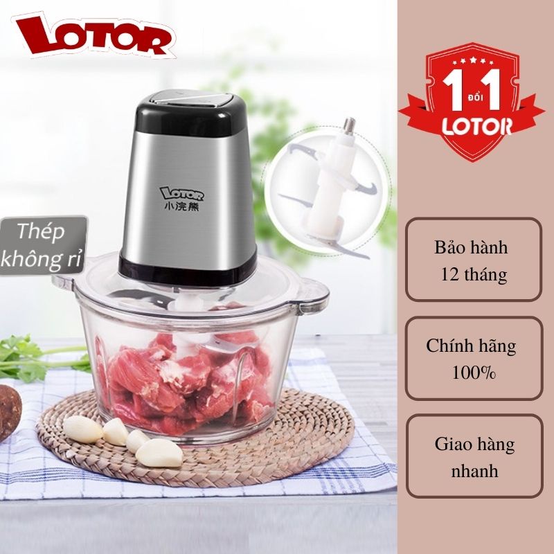 Máy xay thịt đa năng cầm tay mini Chính hãng LOTOR – BH 12 Tháng – Lotor L018