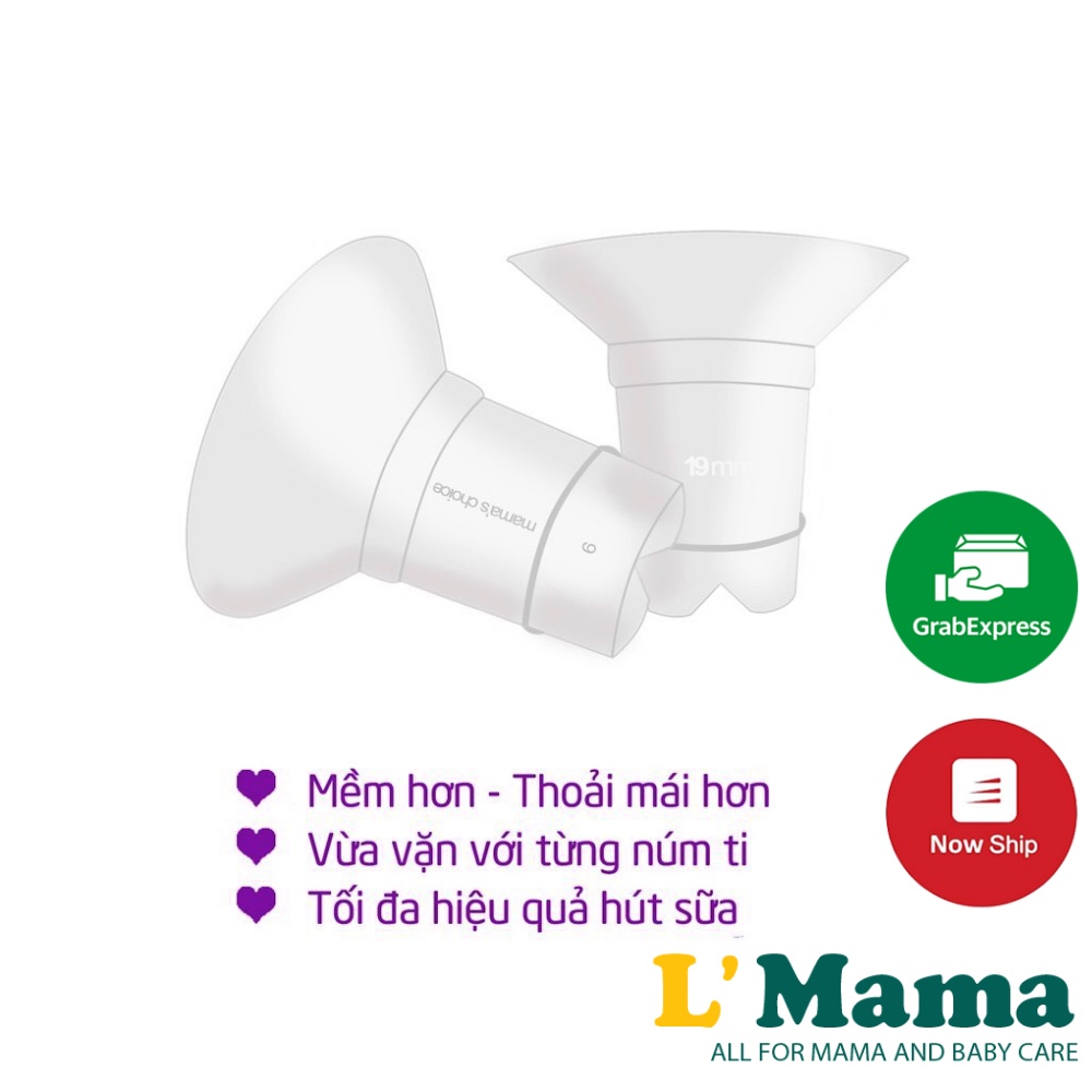 Đệm Giảm Size Silicon Mama's Choice Size 17-19-21mm Cho Phễu Và Cup Hút Sữa Avent, Sanity, Unimom, Concung, Spectra...