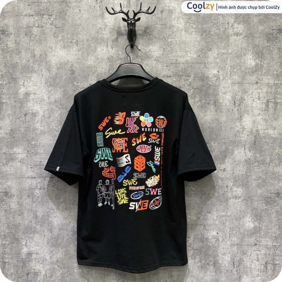 Áo Thun Tay Lỡ SWE Cao cấp form rộng Unisex nam nữ phong cách SWE phong cách Ulzzang | CoolZy | BigBuy360 - bigbuy360.vn