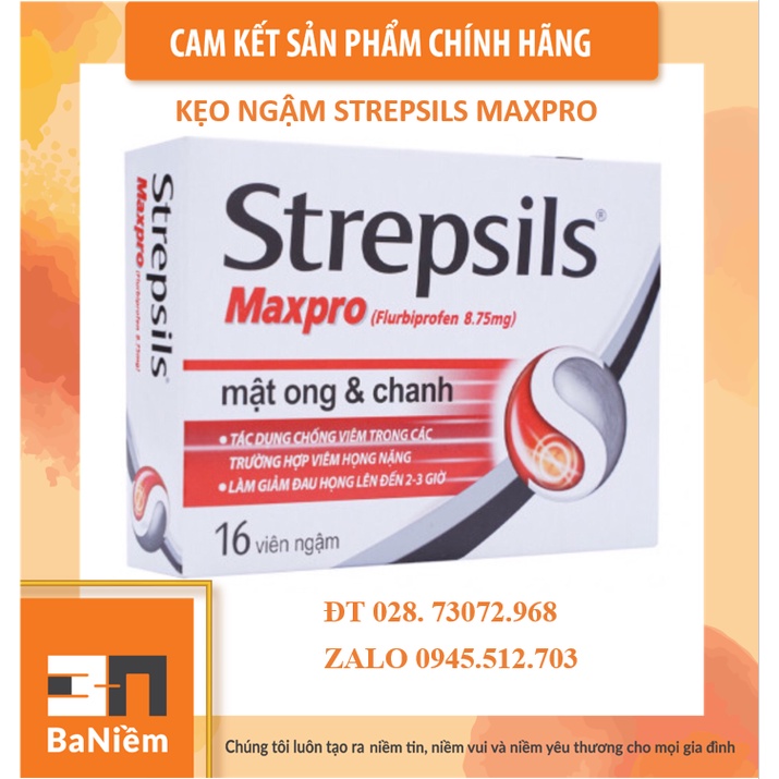 STREPSIL MẬT ONG VÁ CHANH