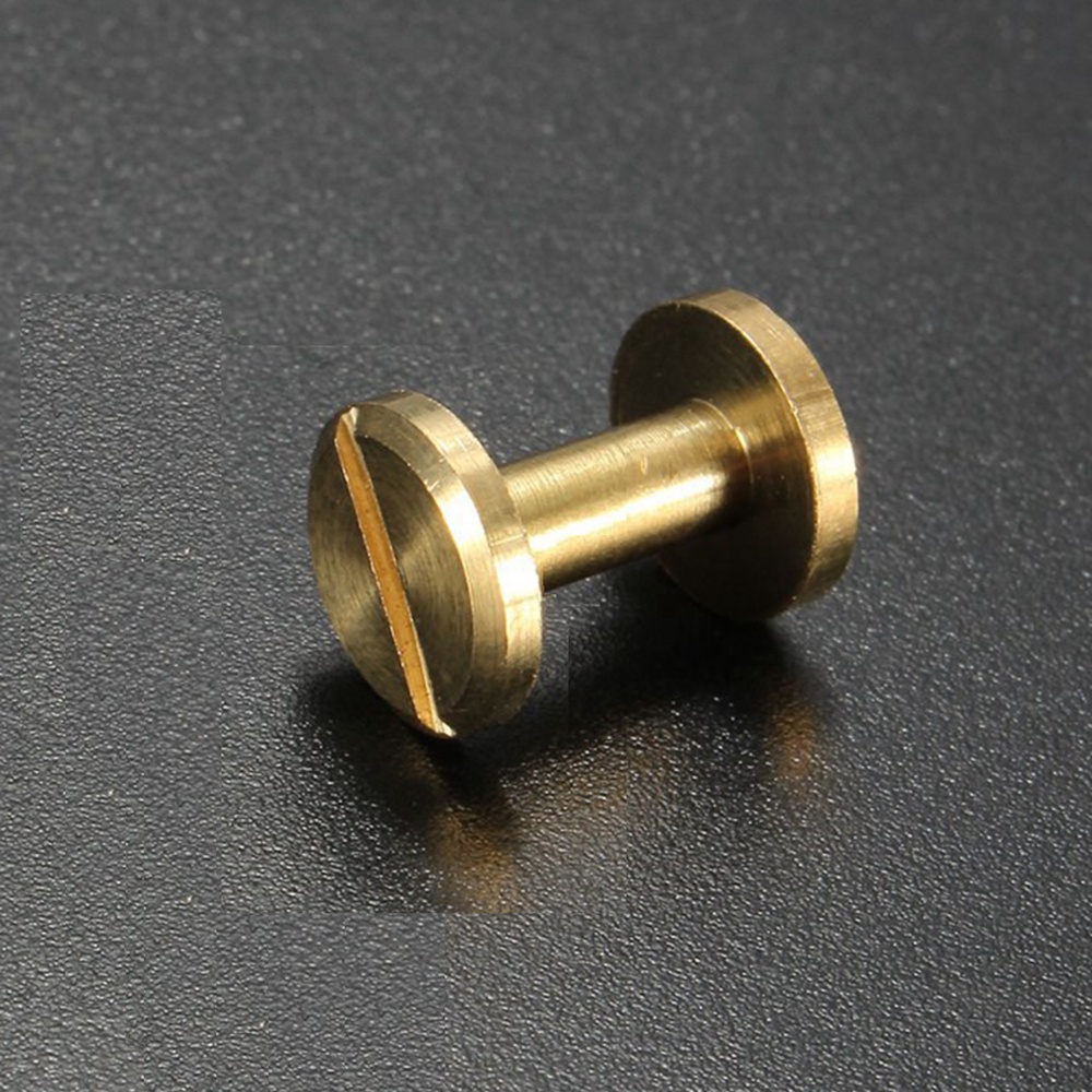 Set 10 đinh tán đầu tròn phẳng 5/6.5/8mm chuyên dụng cho trang trí đồ da