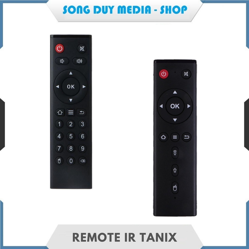 Remote IR điều khiển hồng ngoại cho Android TV box Tanix TX5, TX5 pro, TX5 mini, TX3 mini, TX92, TX8, TX8 max...