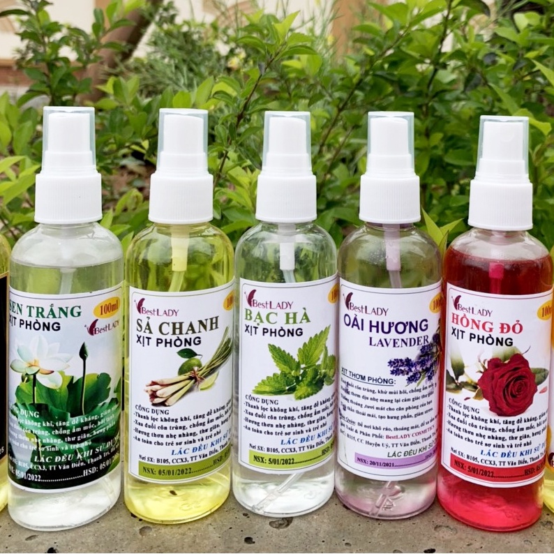 Một Chai Xịt Thơm  Và Xịt Thơm Phòng Hương Hoa Quả  BestLady 100ml: SẢ CHANH, QUẾ, BẠC HÀ...