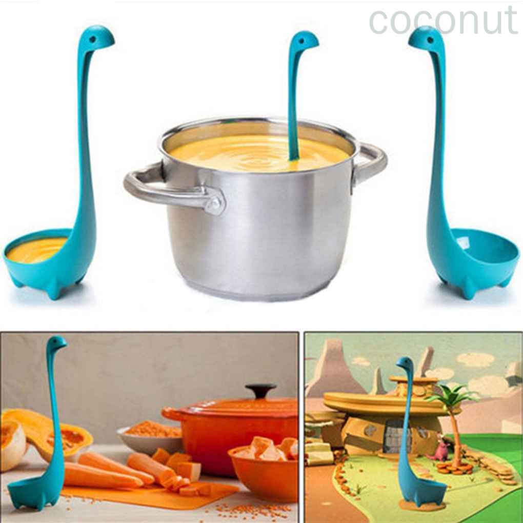 Muỗng Múc Canh Bằng Nhựa Có Tay Cầm Dài Tiện Dụng
