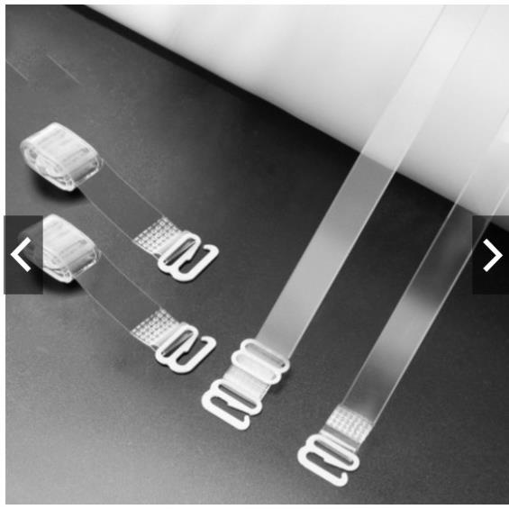 Dây quai áo lót ngực nhựa dẻo trong suốt bền đẹp