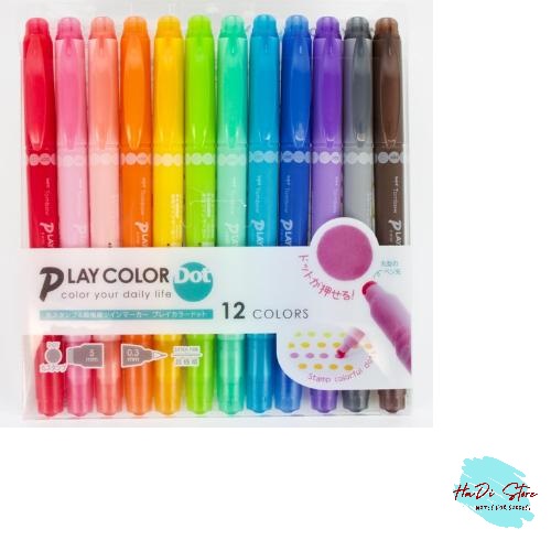 [HADI] Bút marker trang trí 2 đầu TOMBOW PLAY COLOR DOT (Mã SP:TB-B-ColorDot)