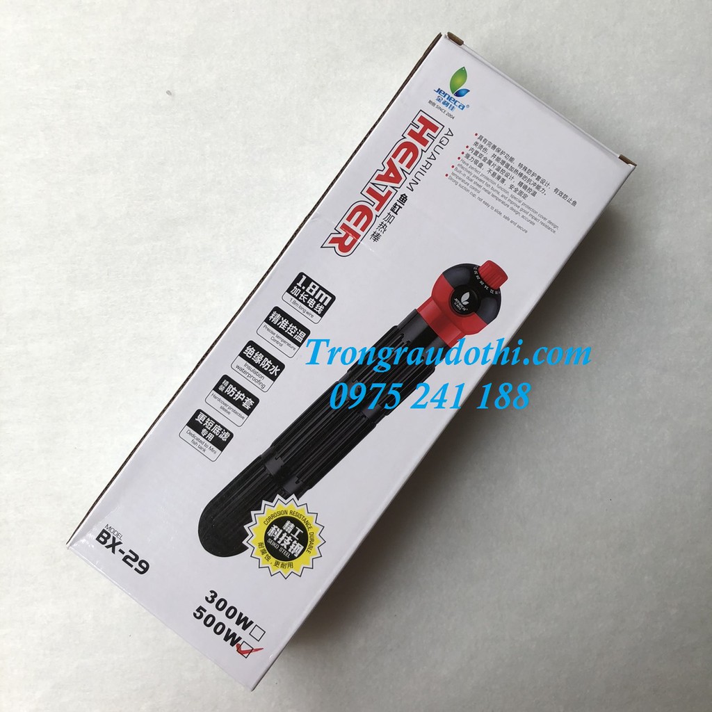 Sưởi bể cá lõi Titan Jeneca BX-29