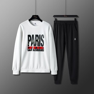Bộ nam thu đông da cá cao cấp ( in Chữ Paris   )
