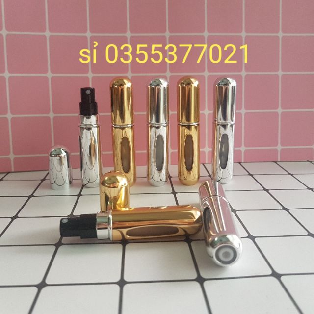 Chai chiết nước hoa tự động 5ml hàng tốt