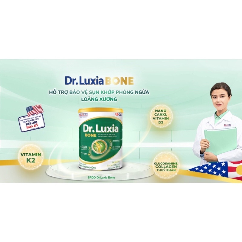 Sữa bột Dr.Luxia Bone lon 850g