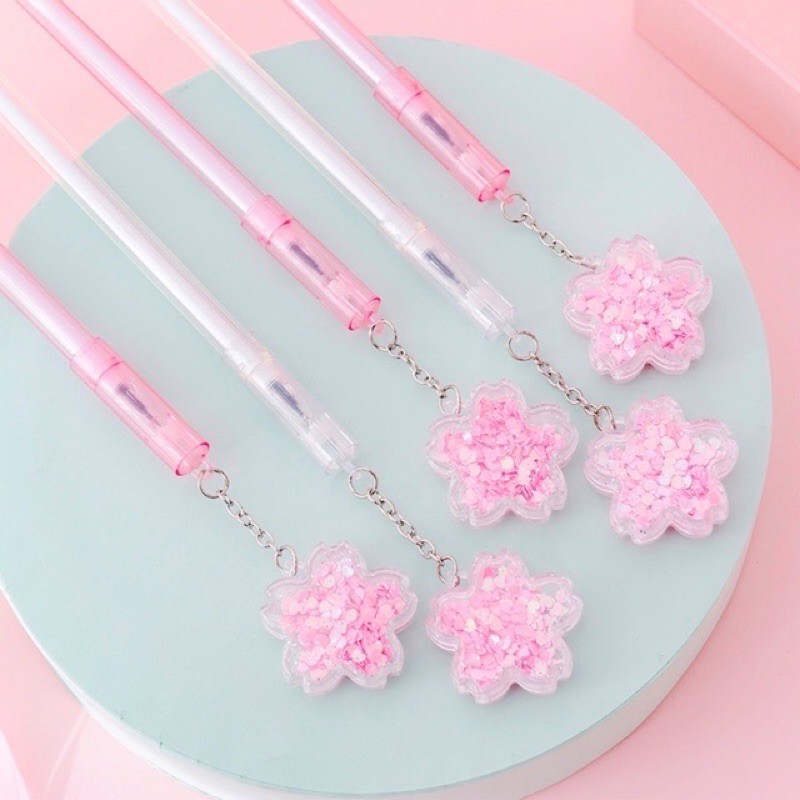 bút nước tím xoá được hình hoa anh đào