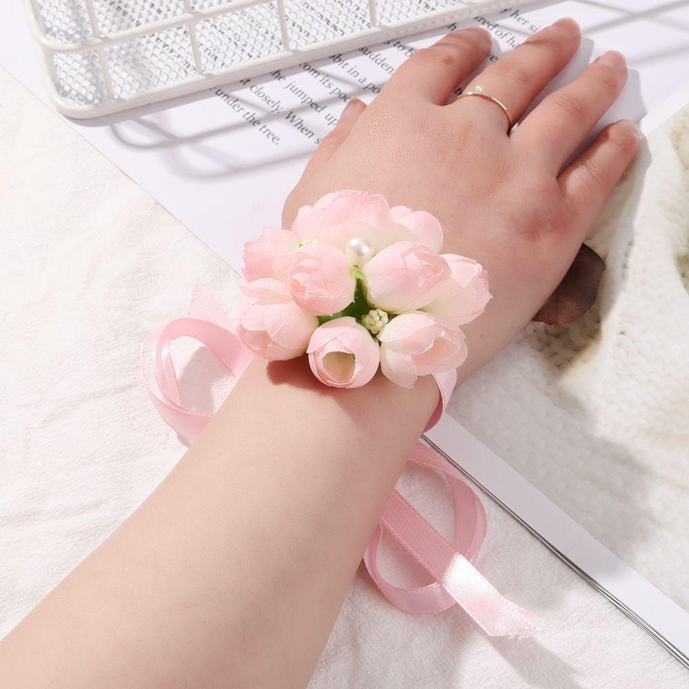 KUNHEV Vòng Đeo Tay Hoa Mẫu Đơn Dành Cho Cô Dâu Trong Tiệc Cưới