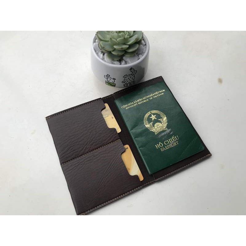 Ví da passport đựng hộ chiếu cao cấp HANAMA C4
