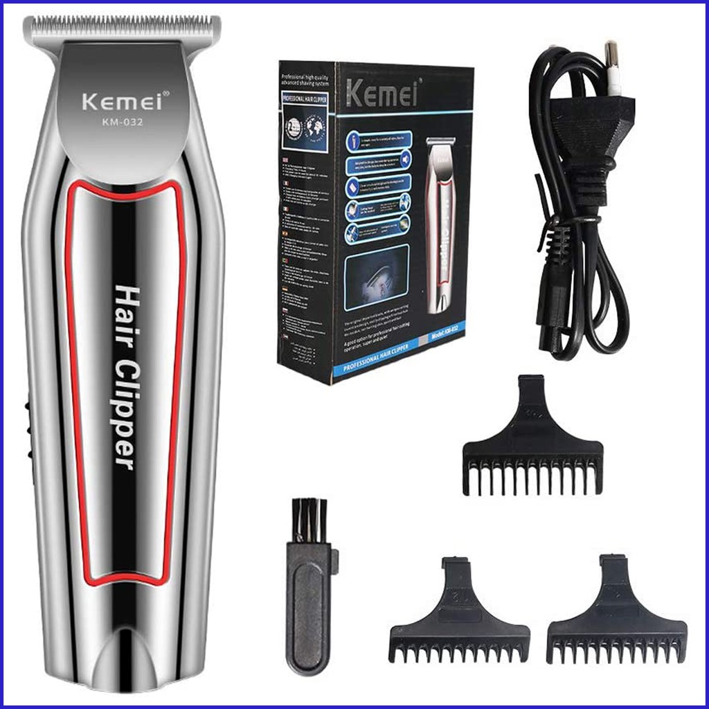 Tông Đơ Chấn Viền Kemei KM 032-Tăng Đơ Trấn Viền Kẻ Viền Nhỏ Gọn Có Cữ