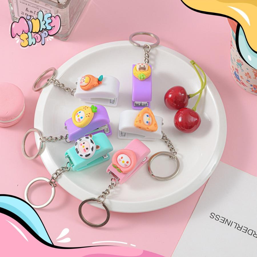 Móc Khoá Kim Bấm Độc Đáo Đáng Yêu Dễ Thương Nhiều Mẫu Phụ Kiện Túi Xách Balo Cặp Xách Cute 02MKKB -Minkey