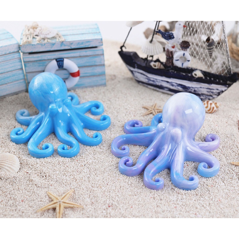 Khuôn Silicone Đổ Epoxy Resin Hình Bạch Tuộc Trang Trí Tường Phong Cách Halloween