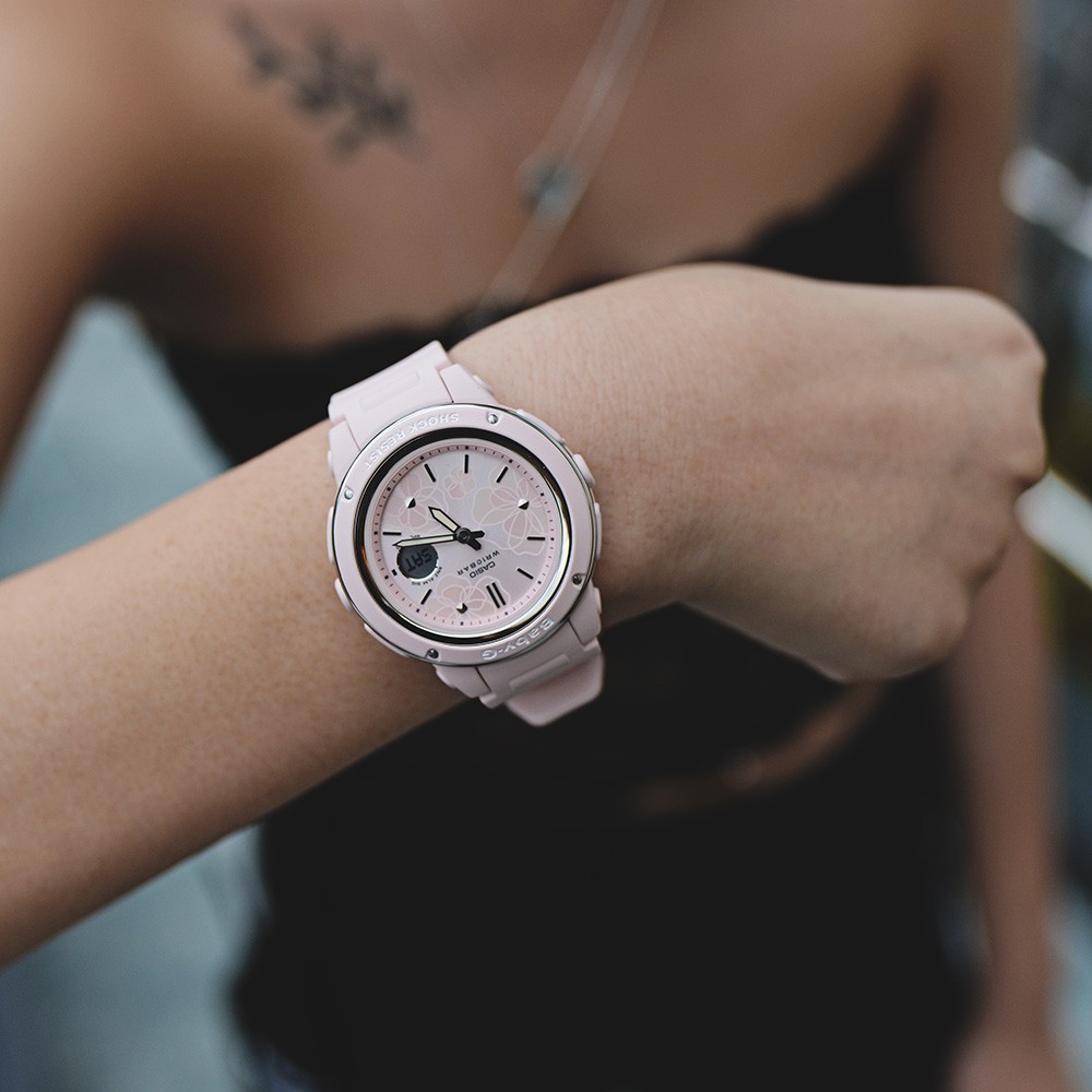 Đồng Hồ Casio Nữ dây nhựa BABYG BGA-150FL-4ADR Chính Hãng