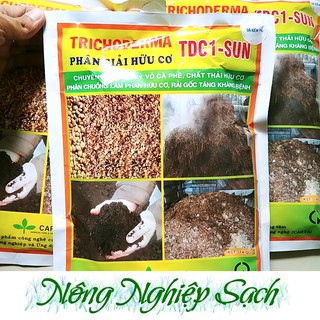 Chế phẩm Sinh học TRICHODERMA - Nấm Đối Kháng Gói 1Kg