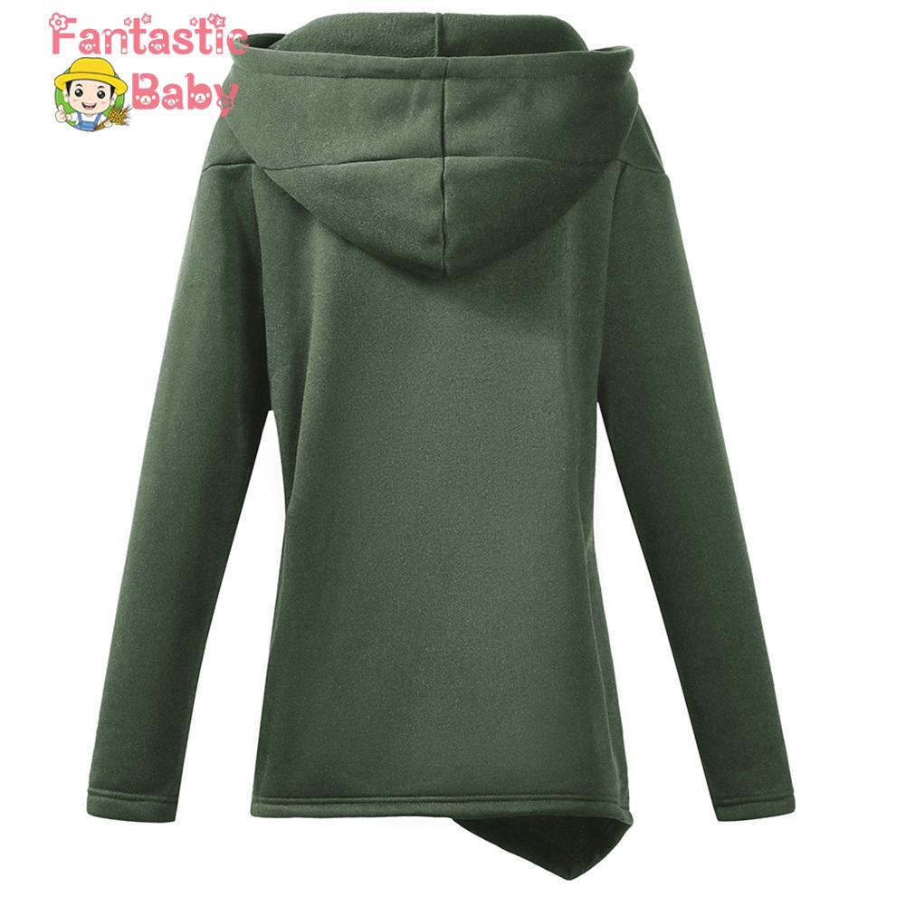 Áo Hoodies tay dài phối khoá kéo thiết kế độc đáo thanh lịch