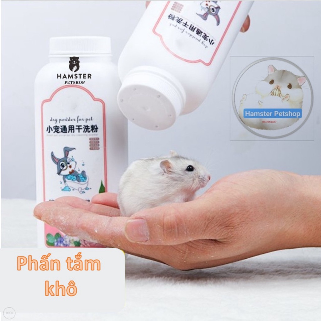 Phấn tắm khô cho thỏ ,Hamster , Bọ , Sóc 260gr