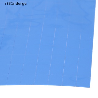 【ge】 100Pcs 10*10*0.5mm Thermal Pad GPU CPU Heatsink Cooling Conductive Silicone Pad .