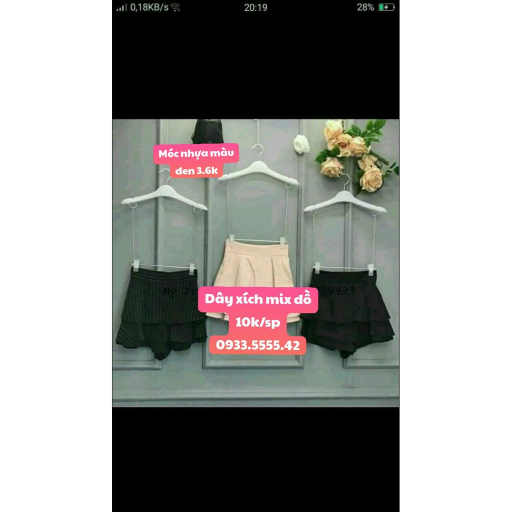 MÓC MIX ĐỒ CÓ KÈM MÓC ( 10 Cái )[ FREE SHIP-RẺ ] -MÓC PHỐI NGUYÊN BỘ-XÍCH PHỒI BỘ